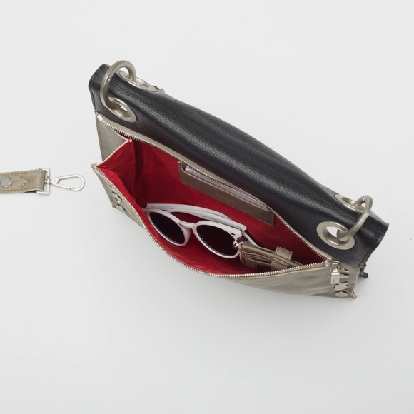 Hammitt® – Large Montana Reversible/Black/Pewter/Brushed Silver New In Box - Picture 5 of 10